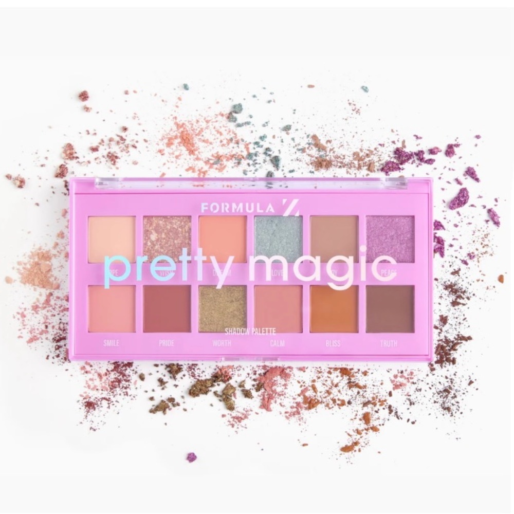 Pretty Magic Pink and Purple Eyeshadow Palette 10 Shades